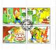 WALT DISNEY- SHARJAH FOGLIETTO SCHEET "PAPERINO"( Francobolli-4 Stamps)-1972- - Sharjah