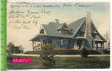 Residence Of Mrs. F.A. Ward, Broadalbin, N.Y. Gel.16.09.1911 - Albany