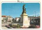 MERIGNAC..LA PLACE CHARLES DE GAULLE ET SA STATUE..NON ECRITE - Merignac