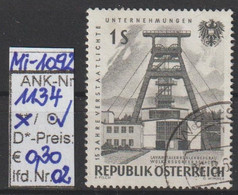 1961 - ÖSTERREICH - SM A.Satz  "15 Jahre Verstaatl: Unternehmen" 1 S Stahlgrau - O Gestempelt - S.Scan (1134o 02   At) - Gebraucht