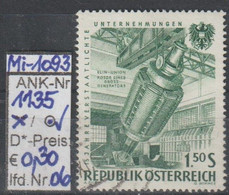 1961 - ÖSTERREICH - SM A.Satz "15 Jahre Verstaatl. Unternehmen" 1,50 S Efeugrün - O Gestempelt - S. Scan (1135o 06  At) - Gebraucht