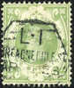 Great Britain #122 (SG #211) XF Used 1sh Green Victoria From 1887 - Oblitérés