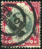 Great Britain #126 (SG #214) Used 1sh Carmine Rose & Green Victoria From 1900 - Used Stamps