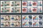 BULGARIA / BULGARIE - 2000 - Personnalite - Gutenberg, Bach, Mopassant, Exupery - Bl.de 4 ** - Unused Stamps