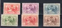 SPAGNA 1907 - ESPOSIZIONE DI MADRID Rif.236/241 **/* - Unused Stamps