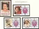 MONTSERRAT - 1986 QE II's 60th Birthday. Scott 600-3. MNH ** - Montserrat