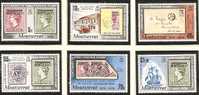 MONTSERRAT - 1976 Postage Stamp Centenary - Sailing Ships, Etc. Scott 327-32. MNH ** - Montserrat