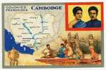 Cambodge - RF21890 - Carte - Bon état - Cambodge