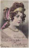 AK DAMME GLAMOUR LADY ZAUBER-DAME SIGNIERT: E.LÖFFLER LOVAT  OLD POSTCARD 1901 # 2 - Loeffler