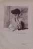 Dessin D´Artiste  /   " PORTRAIT STUDY "   ( Par A. ROUBILLE /  1872 – 1955) - Dessins