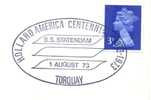 Great Britain 1973 Torquay Special Cancel On Cover SS "Statendam" Holland America Centennial - Schiffahrt