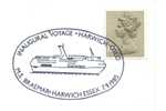 Great Britain 1985 Harwich Special Cancel On Cover Inaugural Voyage Harwich-Oslo MS "Braemar" - Schiffahrt