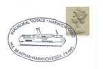 Great Britain 1985 Harwich Special Cancel On Cover Inaugural Voyage Harwich-Oslo MS "Braemar" - Maritime