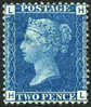 Great Britain #30 (SG #46) Plate #14 Mint No Gum 2p Blue Victoria From 1869 - Nuovi