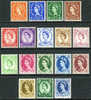 Great Britain #292-308 Mint Never Hinged Complete Set From 1952-54 - Unused Stamps