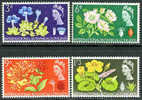 Great Britain #414p-17p (Phosphorescent) Mint Never Hinged Botanical Congress Set From 1964 (Flower Topical) - Nuovi