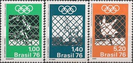 BRAZIL - COMPLETE SET MONTREAL'76 SUMMER OLYMPIC GAMES 1976 - MNH - Estate 1976: Montreal