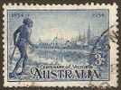 AUSTRALIA - USED - 1934  3d Victorian Centenary. Perf 11.5 - Used Stamps