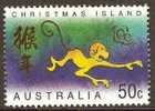 CHRISTMAS ISLAND - Used 2004 50c Year Of The Monkey - Christmaseiland