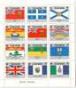 Canada, Serie 12, Year 1979, SG  944a-944l (block), Flags, MNH/PF - Nuovi