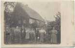 Röhrsdorf Kr. Chemnitz Private Fotokarte Einzelhaus Mit Familie Im Garten 25.11,1910 Gelaufen - Chemnitz