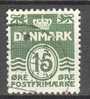 Denmark 1965 Mi. 410x   15 Ø Numeral Wellenlinien Normal Papier - Usati