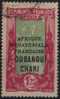 OUBANGUI Poste 80 (o) 1/10 Surcharge AEF OUBANGUI CHARI Avenue Des Cocotiers à LIBREVILLE (CONGO) - Used Stamps