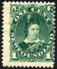 Newfoundland #44 Mint Hinged 1c Deep Green From 1887 - 1865-1902