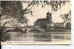 CPA  78.-MANTES.-Les Bords De La Seine Et La Cathédrale.- SALV 09 146 - Mantes La Ville