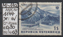 1962 - ÖSTERREICH - SM A. Satz "15 Jahre Verstaatl. E-Wirtschaft" 1 S Br'blau -  O Gestempelt - S. Scan (1144o 03  At) - Oblitérés