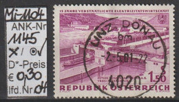 1962 - ÖSTERREICH - SM A.Satz  "15 Jahre Verstaatl. E-Wirtschaft" S 1,50 Violett - O  Gestempelt - S.Scan (1145o 04  At) - Used Stamps