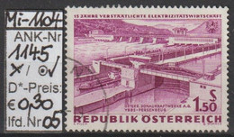 1962 - ÖSTERREICH - SM A.Satz  "15 Jahre Verstaatl. E-Wirtschaft" S 1,50 Violett - O  Gestempelt - S.Scan (1145o 05  At) - Gebraucht