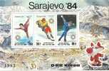 Korea (DPRK), 3 Stamps In Block SG 2337,2339, 2341, Year 1983, Olympic Games Sarajewo, MNH/PF - Inverno1984: Sarajevo