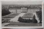 AUSTRIA / OSTERREICH -  Vienna / Wien - Scloss Schoenbrunn - Distant Panoramic View - Old B&w  Postcard Ca 1940s - Schönbrunn Palace