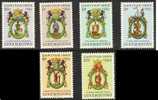LUXEMBOURG- 1963 -  YVERT 638-643 - CARITAS - SAINTS - Unused Stamps