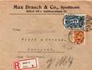 ALLEMAGNE  LETTRE RECOMMANDEE INFLATION 1923 - Other & Unclassified