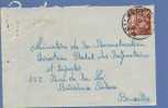 762 Op Brief Met Stempel MALMEDY (Oostkantons) (cantons De L´Est) - 1948 Esportazione