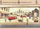 LYON Rhône 69 : Mur Peint Histoire Des Transports En Commun Lyonnais ( TCL Bus Autobus Tramway  )  Détail 1914/1935 - Lyon 8