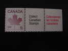CANADA  1982   SC 945X   + 2 LABELS   FIRST CLASS DEF  MAPLE LEAF   MNH**    (041002) - Sellos (solo)