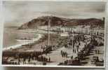 UK / WALES - Aberystwyth, Promenade And Beach - Vintage 1950s Real Photographic Postcard RPPC - Valentine & Sons - Cardiganshire