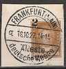 "Deutsche Reich 1927 Stempel ""Frunkfurt (Main) ""Älteste Deutsche Messe""" - Frankeermachines (EMA)