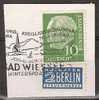 "Deutsche Bundespost 1959 Stempel  ""Bad Wiessee - Herz- Und Kreislaufstörungen - Rheuma - Frauenleiden - Wintersportpla - Franking Machines (EMA)