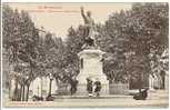 1400-Perpignan-Le Roussillon-Pyrénees O.-France-Statue Et Place Arago-Animé-v.1906 X Paris - Roussillon