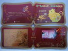 Folder Gold Foil Taiwan 2007 Chinese New Year Zodiac Stamp -Rat Mouse (Panchaio Type A) Unusual 2008 - Ungebraucht