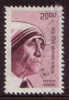 2009 - India Builders Of Modern Definitives 20r MOTHER TERESA Stamp FU - Gebruikt