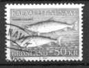 Greenland 1983. 50 Kroner. Flaked Salmon - Used Stamps