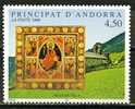 Andorre - 1998 - Parement D'autel En Bois Peint - Neuf - Religione