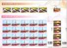 Taiwan 2008 Bridge Stamps Sheets (II) Architecture River - Blocs-feuillets