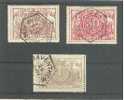 BELGIE SPOORWEGZEGELS  WITTE CIJFERS   1882/94 GESTEMPELD - Used