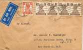 1598. Carta Aerea CALCUTTA (India Inglesa) 1946 - 1936-47 Roi Georges VI